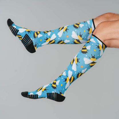 Bee Happy Compression Socks