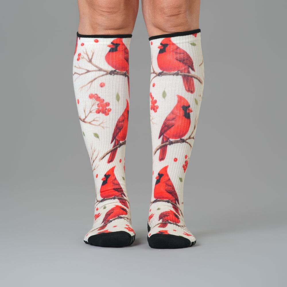 Cardinals Compression Socks