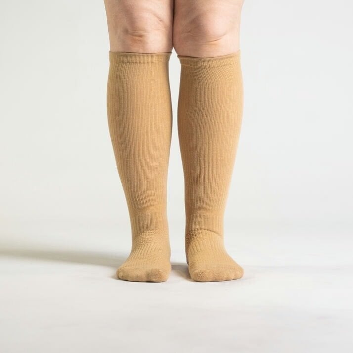 Tan Compression Socks Bundle 5-Pack