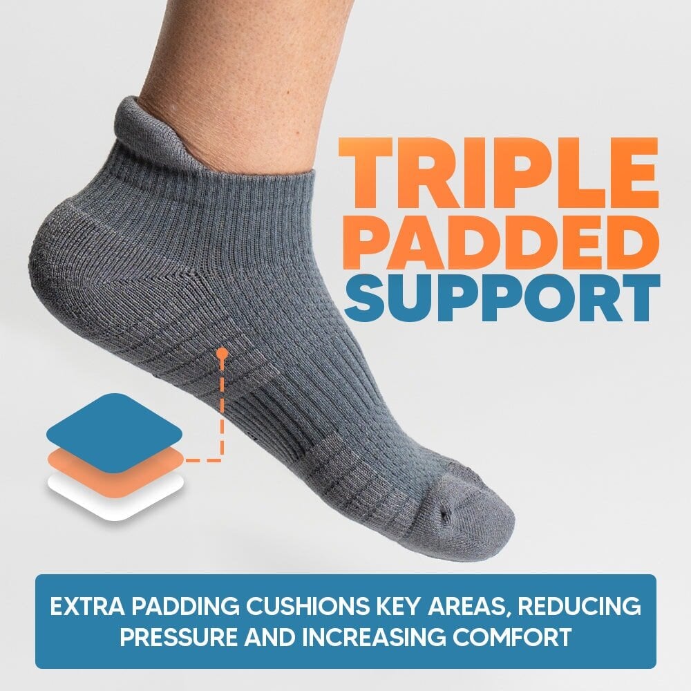 Basics Ankle Compression Socks Bundle 12-Pack