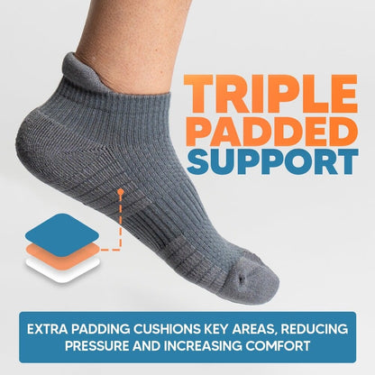 Basics Ankle Compression Socks Bundle 12-Pack